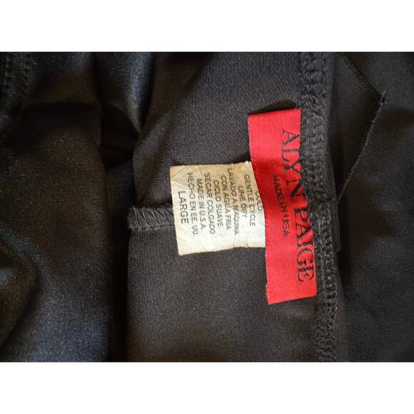 Vtg Y2k Women Tank Top Dress Large Black Fairy Whimsygoth Goth Asymmetrical Hem - Picture 5 of 5